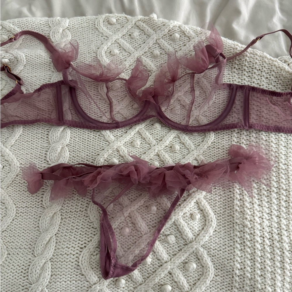 Agent Provocateur fawn set 32C Small/XS